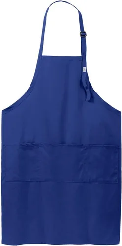 Miniatura 5 de Joe's USA Delantal con pechera ajustable de 8 onzas con bolsillos