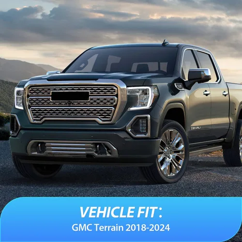Miniatura 5 de Nilight Visera de ventana compatible con GMC Terrain 2018 2019 2020 2021 2022 2023 2024 Viseras de ventana de ventilación, protectores de lluvia