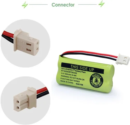 Miniatura 5 de Batería BT162342/BT262342 Compatible para BT183342/BT283342 BT166342/BT266342 VTech CS6114 CS6419 CS6719 at&T EL52300 CL80111 Teléfono Inalámbrico