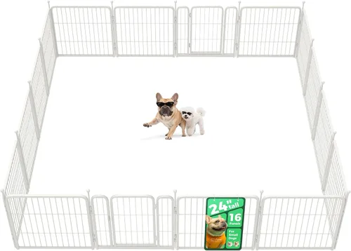 Miniatura 64 de FXW Rollick - Corralito para perros para patio, campamento con casa rodante, patentado, 24 pulgadas, 2 paneles