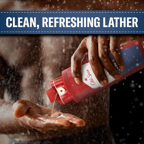 Miniatura 7 de Old Spice Refrescante acondicionador 2 en 1 para cabello y cuerpo para hombres, alta resistencia, 3X defensa, ducha fresca 24/7 con aroma duradero