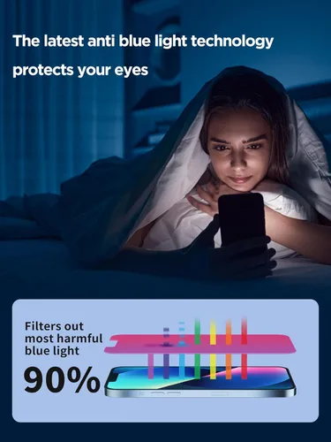 Miniatura 5 de PDDKISS Protector de pantalla de privacidad compatible con iPhone 12/iPhone 12 Pro, vidrio templado de 6.1 pulgadas, gradiente rosa, antiespía, anti