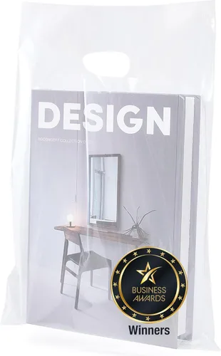 Miniatura 13 de Choice Marts - 100 bolsas de 1.5 mil de grosor, 9 x 12 pulgadas, bolsas de agradecimiento con asas extra brillantes, perfectas para mercancía