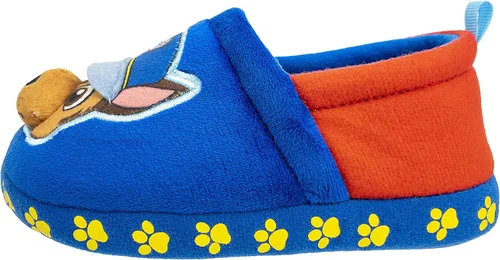 Miniatura 4 de Paw Patrol Pantuflas para niños pequeños, Chase Marshall, Skye Everest, pantuflas de felpa para niños pequeños 56 a 1112