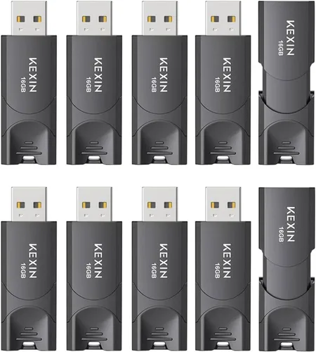 Miniatura 14 de KEXIN Unidad Flash de 8GB Paquete de 10 Unidad Flash USB 2.0 de 8 GB Unidad Thumb 2.0 Unidad USB a Granel Unidad Jump Giratoria Unidad Pen