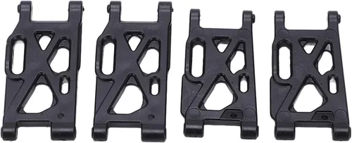Miniatura 2 de Brazo de suspensión a control remoto, 4 piezas de repuesto de brazo oscilante delantero trasero duradero, piezas de automóvil RC para aficionados