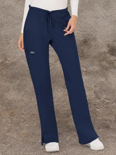 Miniatura 9 de Cherokee - Pantalones quirúrgicos elásticos Workwear Revolution WW120 para mujer, suaves y con cordón ajustable