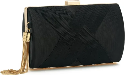 Miniatura 11 de Bolso de mano para mujer, bolso de noche con flecos, bolso de mano para mujer, bolso de mano de boda, bolso de mano con cadena, bolso cruzado