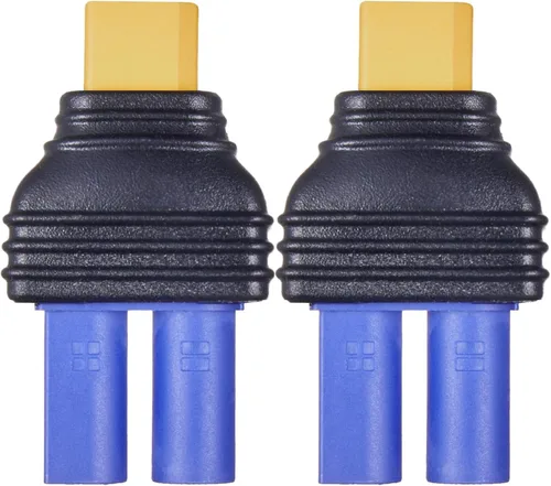 Miniatura 7 de EC3 conector macho a EC5 hembra conector adaptador para RC Lipo batería EC3 a EC5 adaptador (2 unidades)