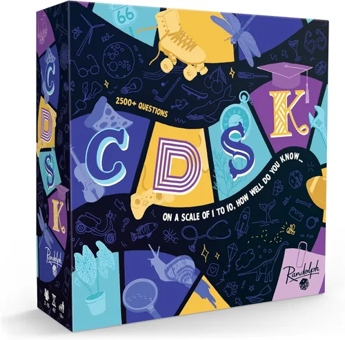 Randolph CDSK | Divertido juego de fiesta de trivia para adolescentes y adultos | Ideal para noches de juego y grupos grandes | Desafío de dos