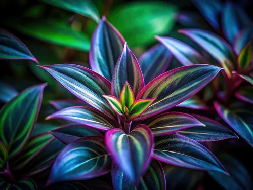 4 esquejes de Tradescantia Silver Star para cultivar - Tradescantia - Planta colgante fácil de cultivar