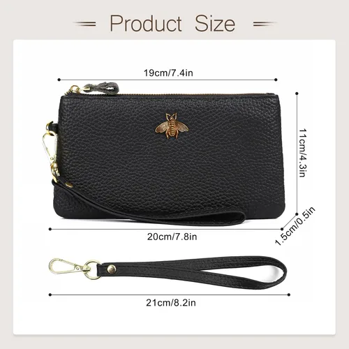 Miniatura 4 de imeetu Bolso de mano para mujer con correa para muñeca
