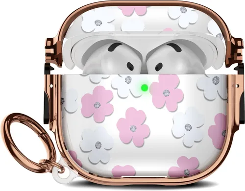 Miniatura 35 de Maxjoy para Funda Linda de AirPods 2 (2019) con Bloqueo de Seguridad, Compatible con Funda de AirPod de 2ª Generación de Mármol para Mujeres