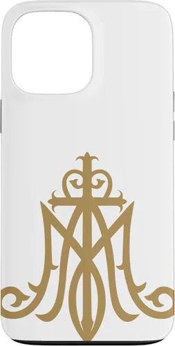 Miniatura 23 de Funda católica con monograma para iPhone 15 Virgin Mary Insignia Ave Maria