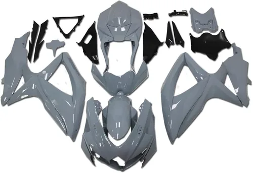Miniatura 9 de Carenado de carrocería de plástico plateado blanco negro apto para Suzuki 2008 2009 2010 GSXR 600 750 inyección ABS nuevo Aftermarket Kit de marco