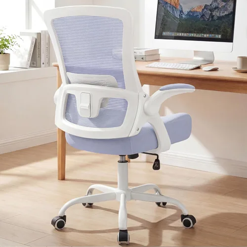 Miniatura 10 de NEO CHAIR Silla de oficina con respaldo alto, silla de malla, cómodo asiento de computadora para juegos con reposacabezas ergonómico ajustable, 2.