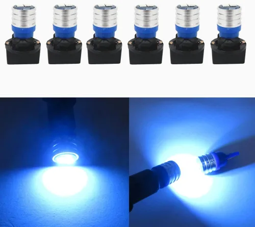 Miniatura 12 de WLJH Bombilla LED T10 Luces de Tablero de Coche Panel de Instrumentos Cluster Medidor Bombilla W5W 2825 194 LED Socket Giratorio PC195 PC194 PC168