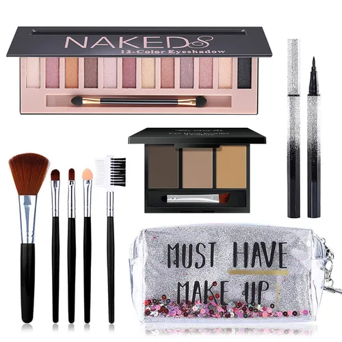 Miniatura 8 de Kit de maquillaje todo en uno para mujeres, kit completo, set de regalo de maquillaje para mujeres, adolescentes y niñas, incluye sombra de ojos