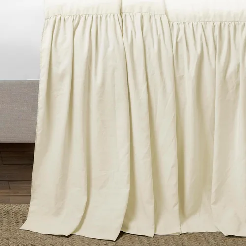 Miniatura 5 de Lush Decor - Juego de colcha con volantes de 3 piezas de lujo, estilo de casa de campo, elegante detalle de volantes, diseño clásico y atemporal