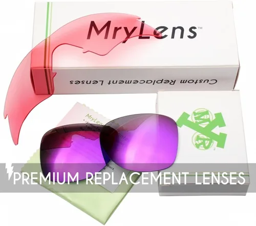 Miniatura 5 de mryok 4pares polarizadas lentes de repuesto para Spy Optic Touringanteojos de sol Stealth negrorojo fuegoazul hieloverde esmeralda