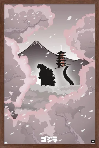 Miniatura 15 de Trends International Godzilla - Póster de pared tipo telón de fondo, 34 pulgadas de largo x 22.4 pulgadas, versión premium sin marco