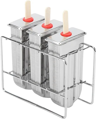 Miniatura 8 de FDIT set 3PCS 304 acero inoxidable redondo helado helado