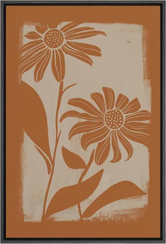 Miniatura 9 de SIGNFORD Lienzo impreso para pared, acuarela, floral, retro, abstracto, naturaleza, desierto, ilustraciones florales botánicas, arte moderno