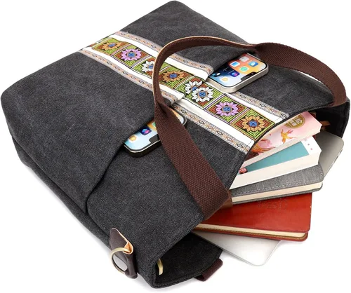 Miniatura 3 de Silkarea - Bolso bandolera para mujer, diseño vintage