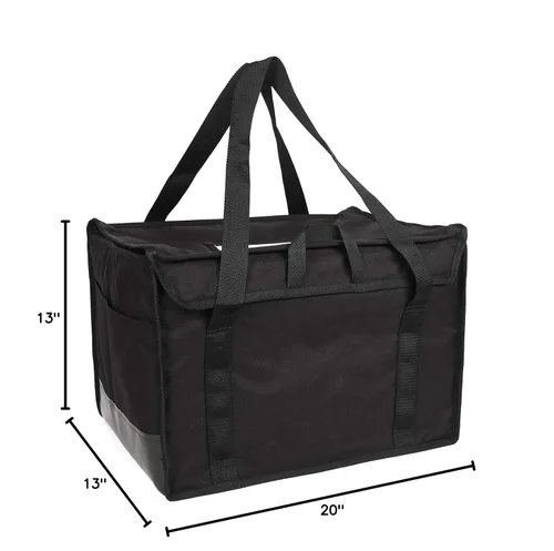 Miniatura 10 de HP142 Sistema de entrega de alimentos con calefacción, bolsa regular, 20 pulgadas de largo x 13 pulgadas de ancho x 13 pulgadas de alto, negro