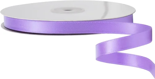 Miniatura 2 de LIUYAXI Cinta púrpura claro, 1/2 pulgada x 25 yardas, cinta de doble cara púrpura claro para envolver regalos, manualidades, ramo de lazos
