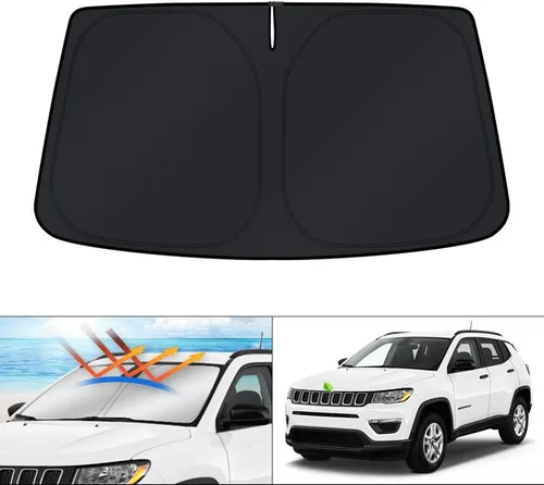 Miniatura 128 de KUST - Parasol plegable para parabrisas para Ford Ranger, accesorios 2019-2025 2026, parasol personalizado para ventana, protector solar plegable