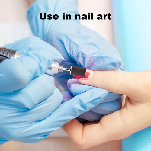 Miniatura 5 de Brocas de taladro de uñas, bandas de lijado para eje de taladro de uñas de 3/32 pulgadas, brocas para uñas, broca de mandril para uñas, brocas