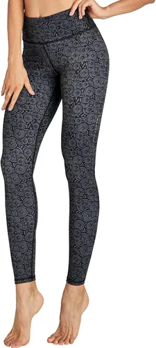 COOLOMG Pantalones de yoga para mujer, mallas capri para correr, leggings de tiro bajo, entrenamiento, gimnasio con bolsillos ocultos