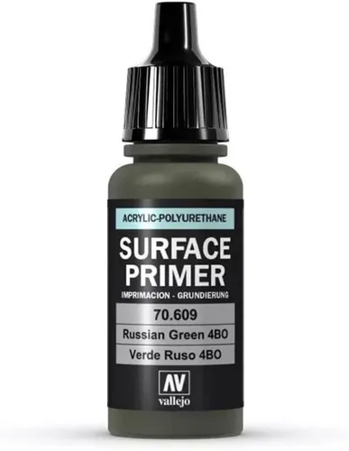 Miniatura 2 de Vallejo - Color de imprimación de superficie Verde ruso 4BO 0.6 fl oz. (0.6 fl oz.) Acabado mate y secado rápido Perfecto para aerografía