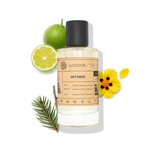Miniatura 28 de Inspirado en Baccarat Rouge 540 Eau De Parfum – Perfume Woody Saffron 3.4 fl oz (3.4 fl oz) con aceite concentrado – Perfume de feromonas unisex