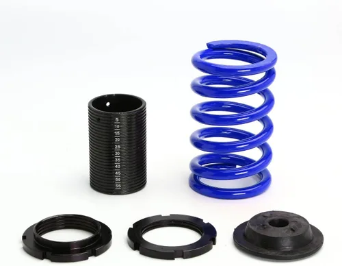 Miniatura 4 de Auto Dynasty Muelles de suspensión ajustables escalados compatibles con Honda Civic Coupé/Sedán 01-05, 4 piezas, resorte azul