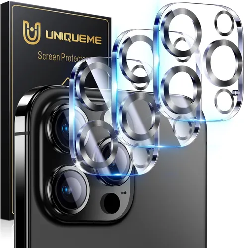 Miniatura 63 de UniqueMe para Paquete de 3 Protectores de Lente de Cámara para iPhone 15 Pro/iPhone 15 Pro Max, [Protección contra Caídas] [Compatible con Fundas]