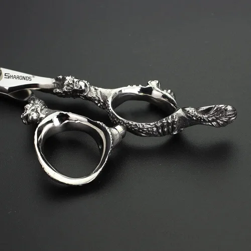 Miniatura 4 de Tijeras de corte de pelo, tijeras profesionales de peluquería de 6 pulgadas, uso doméstico para hombre, mujer, adultos, niños, bebés