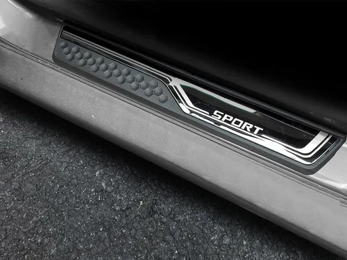 Miniatura 4 de Protector de entrada de puerta de automóvil, para Honda CR-V CRV 2017-2022, 4 unidades, acero inoxidable con ABS cubierta protectora para umbral