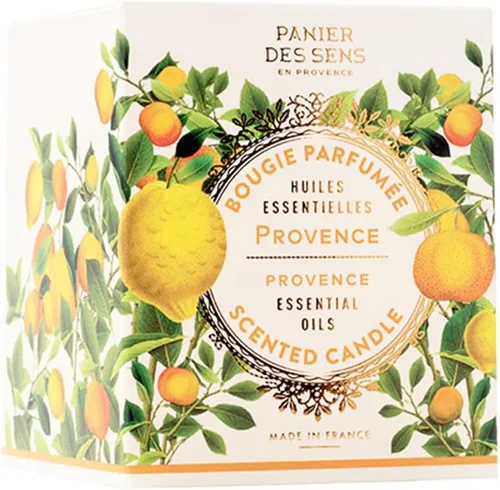 Miniatura 7 de Panier des Sens Vela cítrica vertida a mano en Provenza, Francia, velas perfumadas de larga duración, hasta 55 horas de tiempo de combustión, vela
