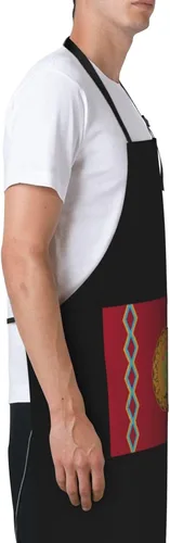 Miniatura 3 de Adjustable Panteera Wayuu Apron For Men Women Waterproof With Pockets Bib Kitchen Cooking Chef Restaurant Aprons