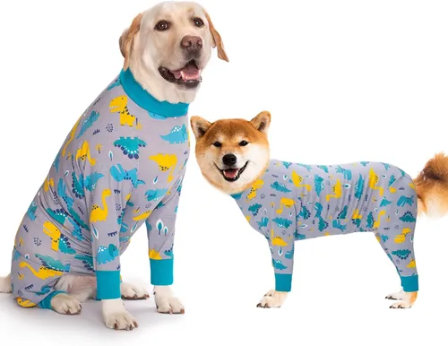 Miniatura 13 de Traje de recuperación para perros después de la cirugía para hembras y machos, camiseta de castración para perros de talla mediana y grande