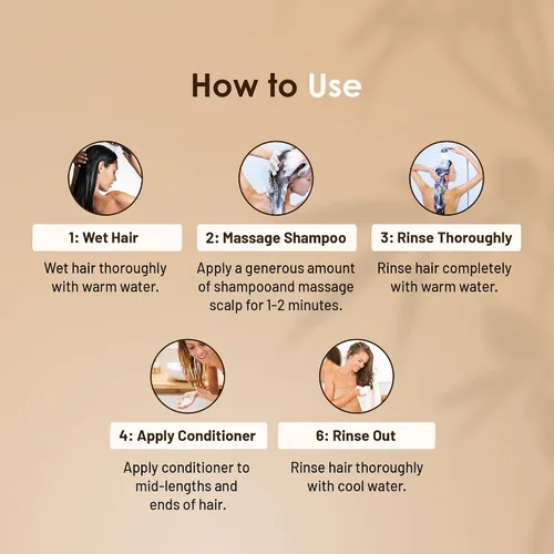 Miniatura 5 de Herbishh Champú espesante de extracto de jengibre y acondicionador para el engrosamiento del cabello, adecuado para todo tipo de cabello, sin