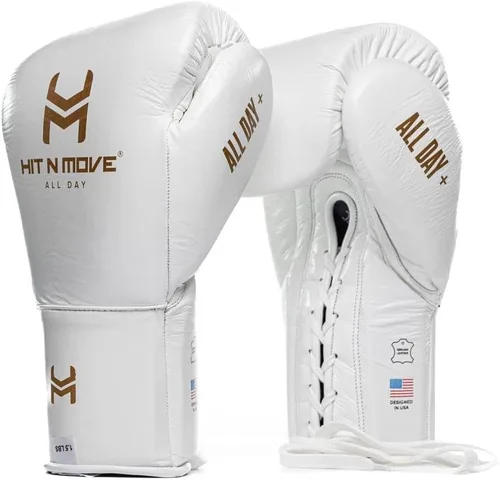 Miniatura 15 de HIT N MOVE All Day Plus - Guantes de boxeo con peso para hombre, equipo de boxeo, guantes de entrenamiento de bolsa pesada para boxeo