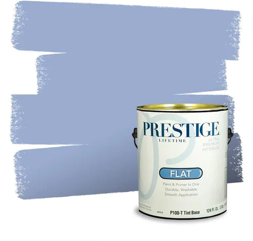Miniatura 631 de Pintura Exterior + imprimación PRESTIGE, todo-en-uno, 1 galón, acabado mate, color comparable al Valspar* Royal Gray* VS151-Gris real