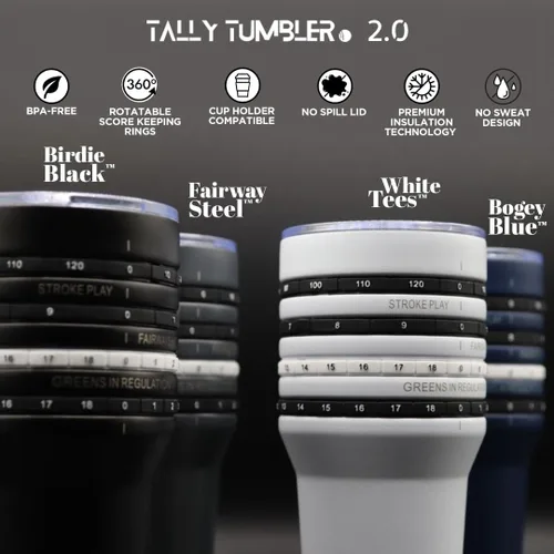Miniatura 7 de Tally Tumbler Golf (Birdie Black)