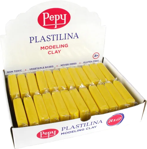 Miniatura 6 de Pepy Plastilina - Arcilla de modelado reutilizable y no secada; juego de 24 barras, 1.4 onzas cada una, perfecta para proyectos de arte y Azul claro