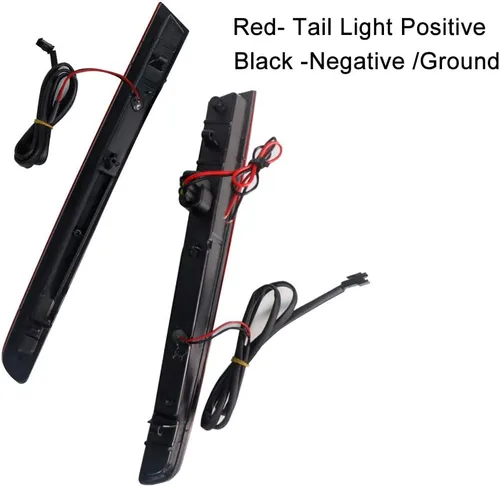 Miniatura 4 de Luces LED de Reflector de Parachoques Completas con Lente Roja Compatibles con Ford Explorer 2011 2012 2013 2014 2015 - Funcionan como Luces