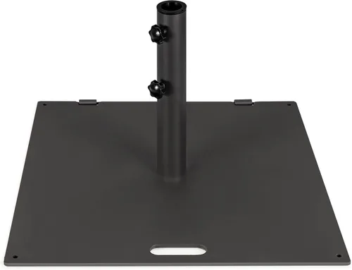 Miniatura 14 de Tangkula Base de sombrilla de patio de 35 libras, soporte de sombrilla resistente de 20 pulgadas, base cuadrada para sombrilla con almohadillas
