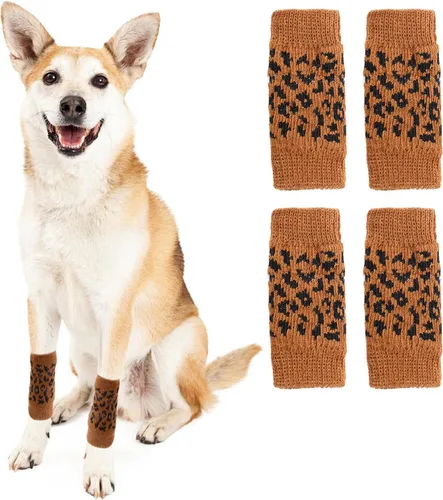 ROZKITCH Manga de compresión para perro, 2 piezas de pierna delantera y 2 rodillas de pierna trasera, envoltura para codo de perro, protector